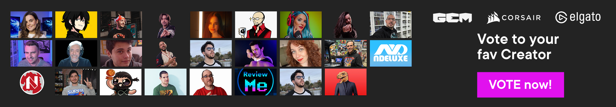 Vote for your favorites in the GEM Awards